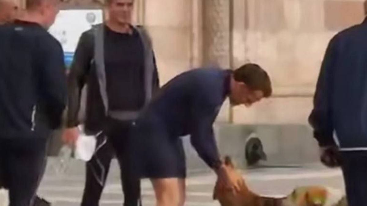 O Μακρόν βγήκε για τζόκινγκ στο Γερεβάν στην Αρμενία