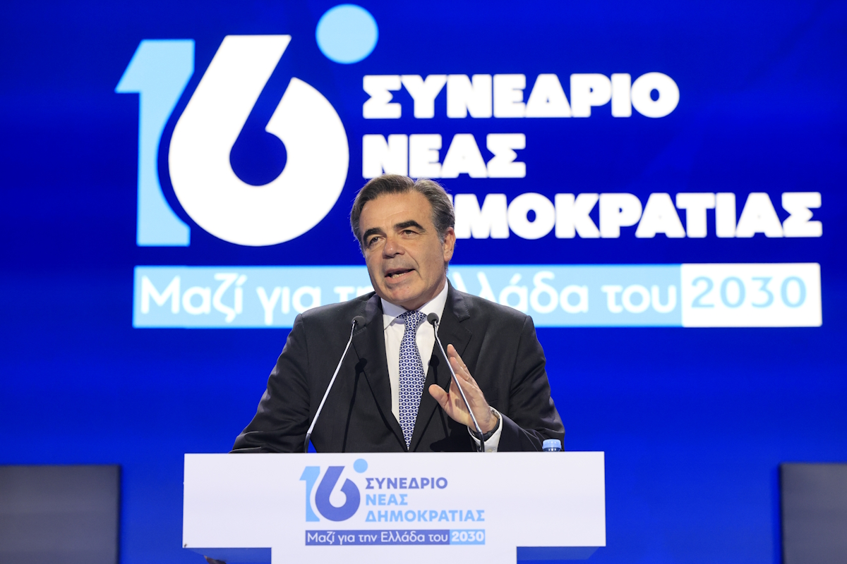 Μαργαρίτης Σχοινάς στο συνέδριο της ΝΔ: Αυτή τη φορά δεν θα τσιμπήσουμε, οι Έλληνες πάθαμε και μάθαμε