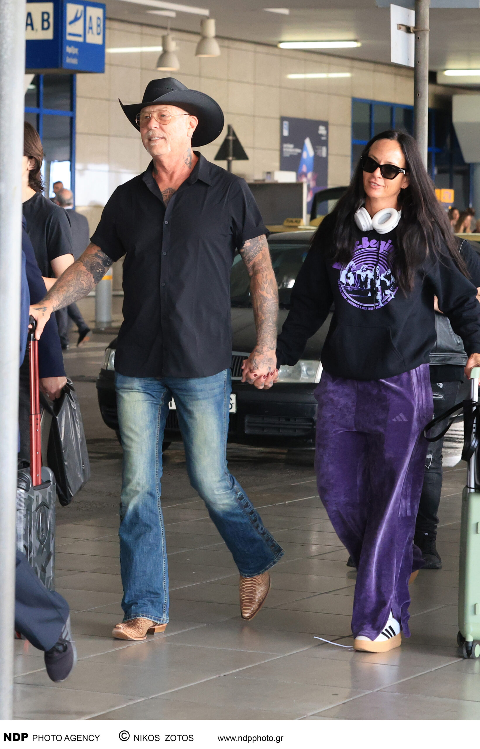 James Hetfield και Adriana Gillett