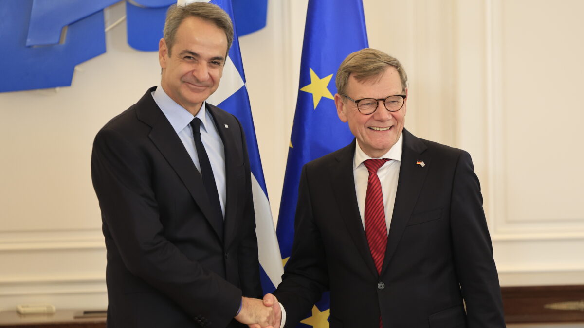 Μητσοτάκης με Γερμανό ΥΠΕΞ