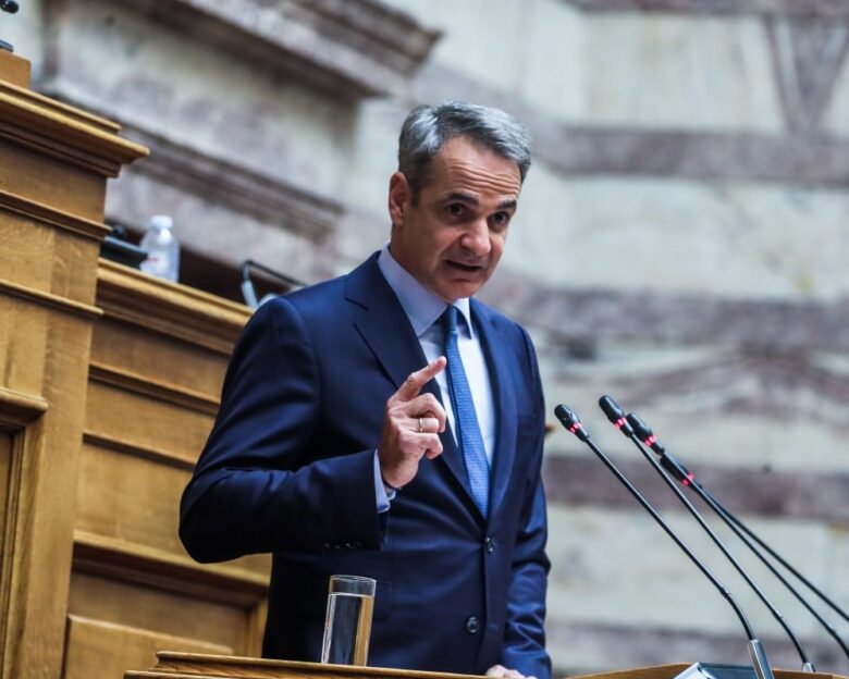 Ο Κυριάκος Μητσοτάκης στην ΚΟ της ΝΔ