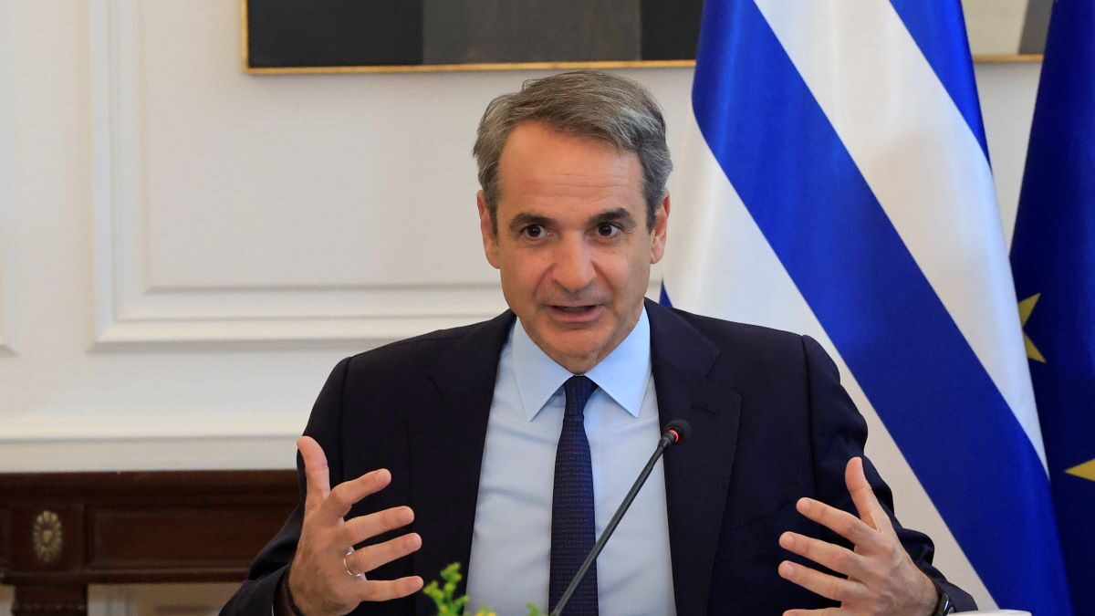 Ο Κυριάκος Μητσοτάκης στο υπουργικό συμβούλιο