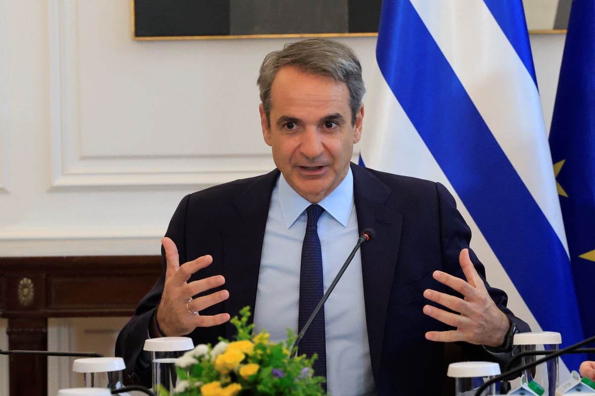 Ο Κυριάκος Μητσοτάκης στο υπουργικό συμβούλιο
