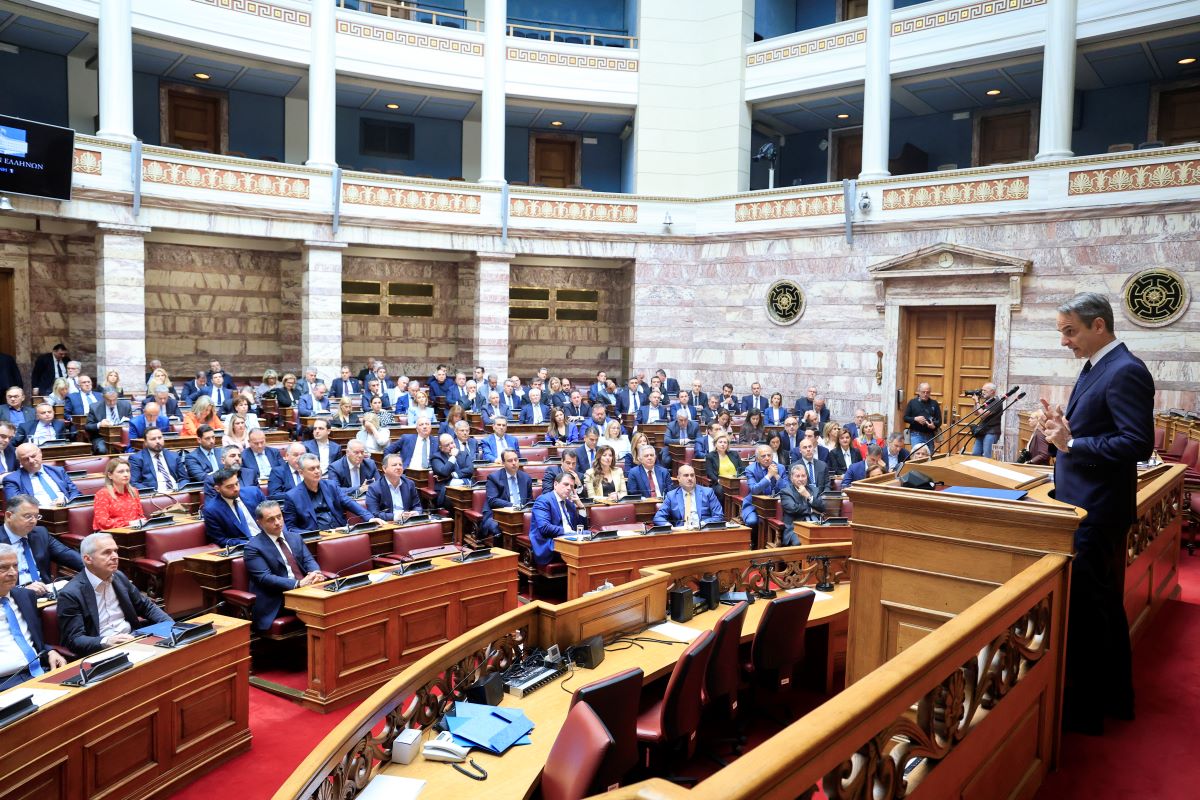 Η ομιλία του Κυριάκου Μητσοτάκη στην ΚΟ της ΝΔ