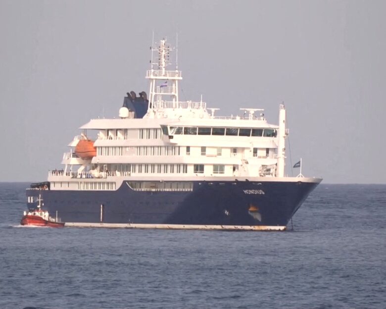 Το κρουαζιερόπλοιο MV Hondius