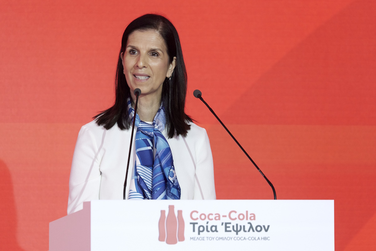 nagia kalogeraki chief operating officer tou omilou coca cola hbc
