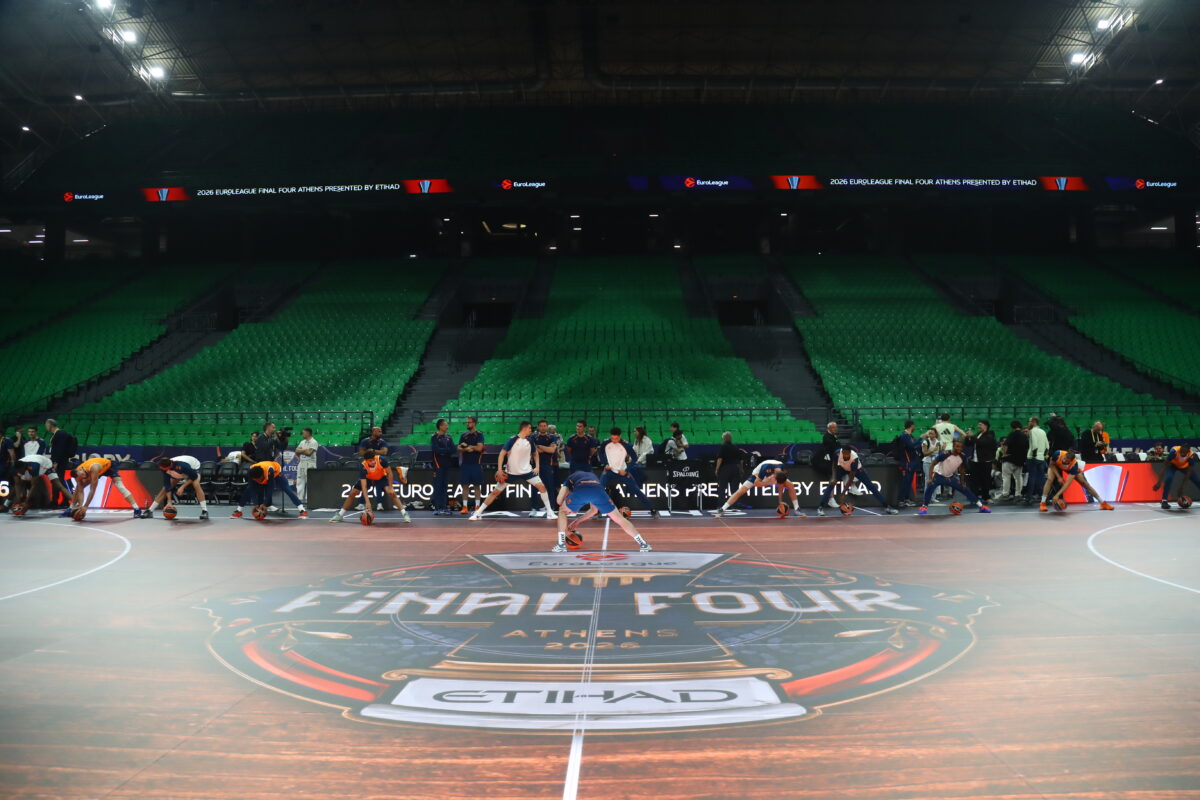 Final Four Euroleague: Μέσα στο «T-Center» πριν από το Ολυμπιακός – Φενέρμπαχτσε