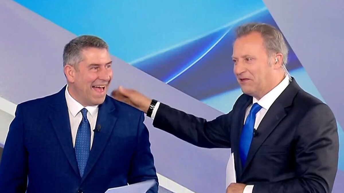 Ο Δημήτρης Οικονόμου και ο Άκης Παυλόπουλος