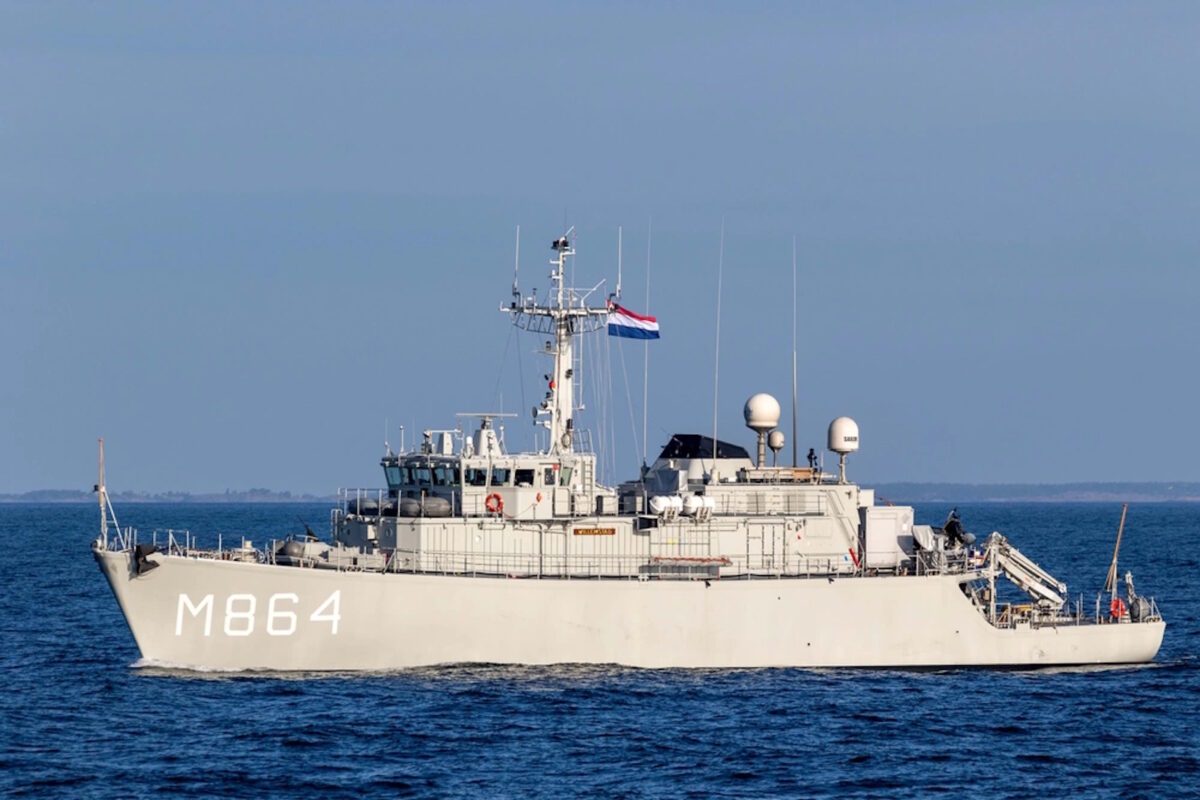 Το ολλανδικό ναρκοθηρευτικό πλοίο «HNLMS Willemstad»