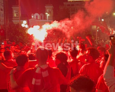Ολυμπιακός – Ρεάλ Μαδρίτης live οι πανηγυρισμοί για 4ο «ερυθρόλευκο» τρόπαιο της Euroleague