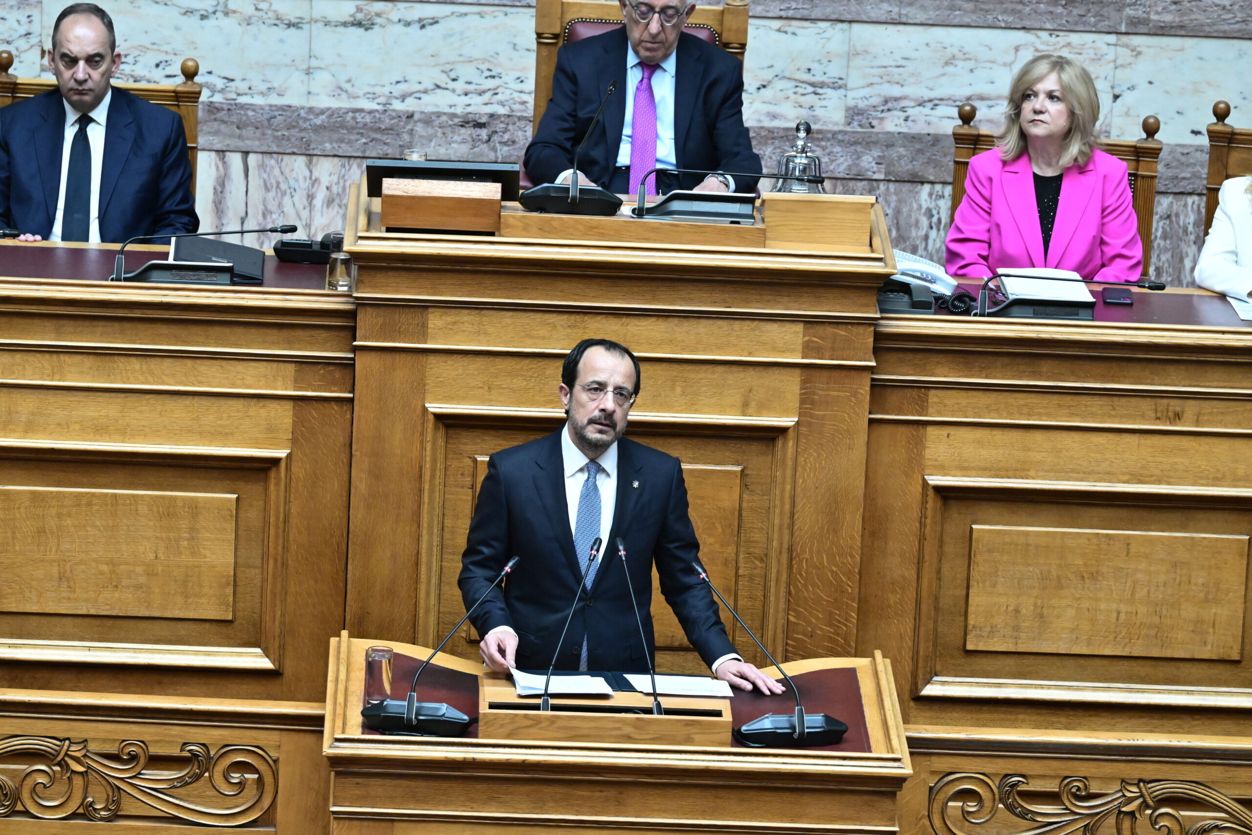 Ομιλία Χριστοδουλίδη στη Βουλή