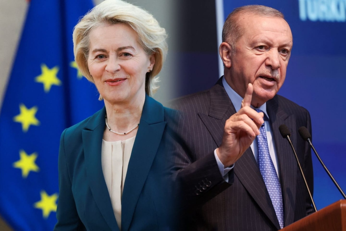 Ούρσουλα φον Ντερ Λάιεν και Ρετζέπ Ταγίπ Ερντογάν