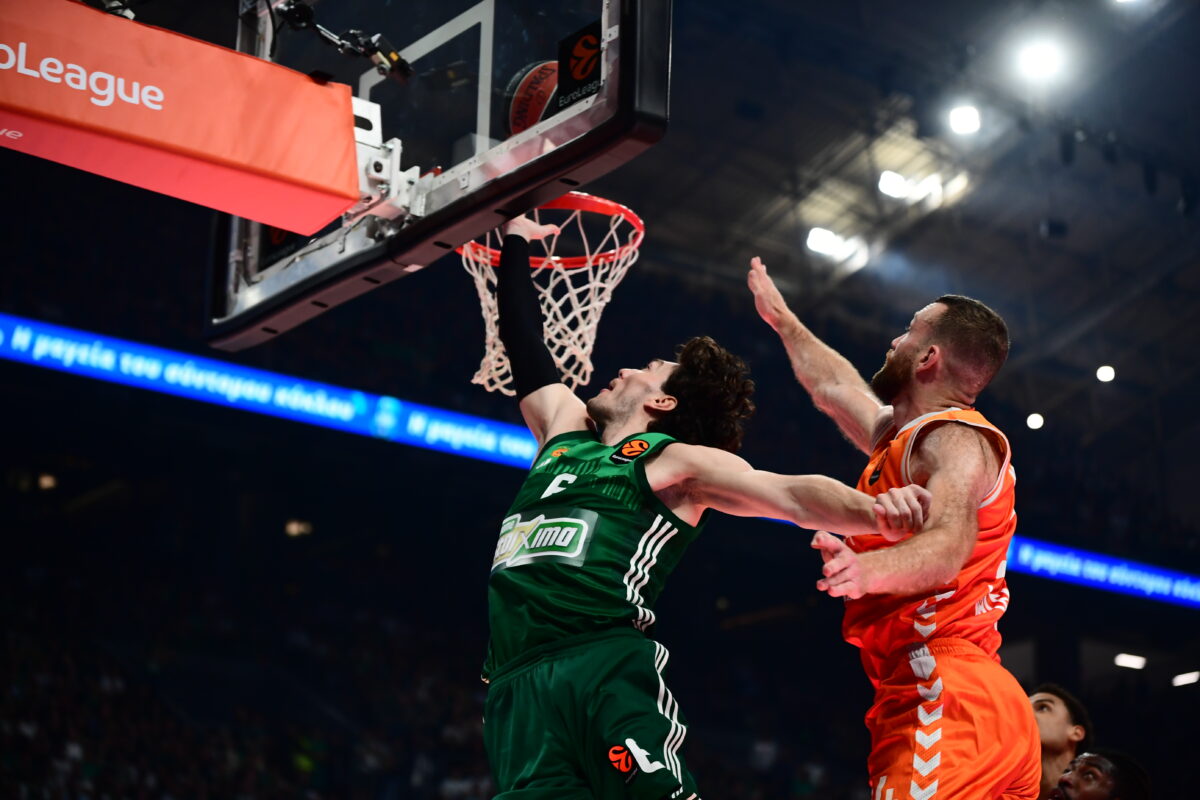 Παναθηναϊκός - Βαλένθια 87-91 Τελικό: Μείωσαν σε 2-1 τη σειρά οι «νυχτερίδες»