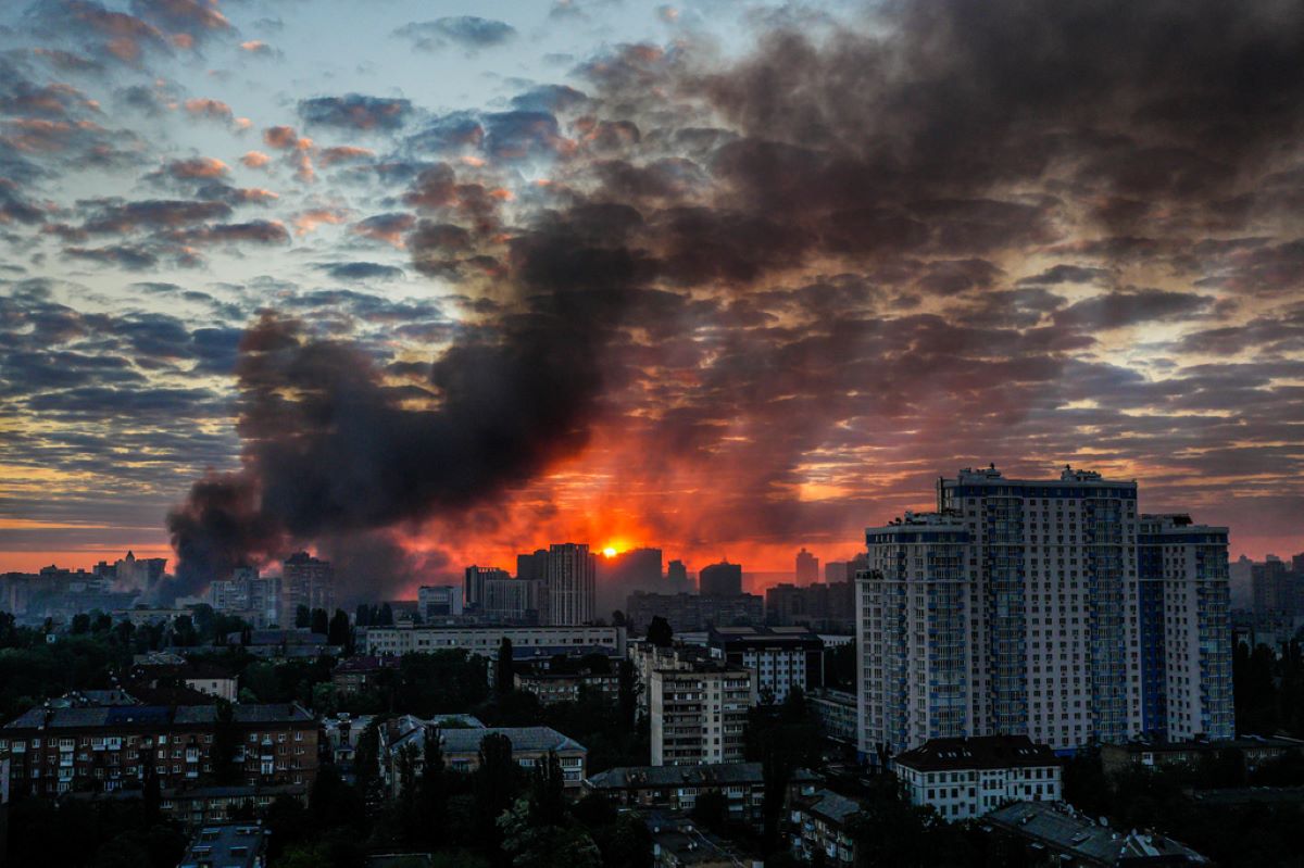 Ρωσική πυραυλική επίθεση στην Ουκρανία