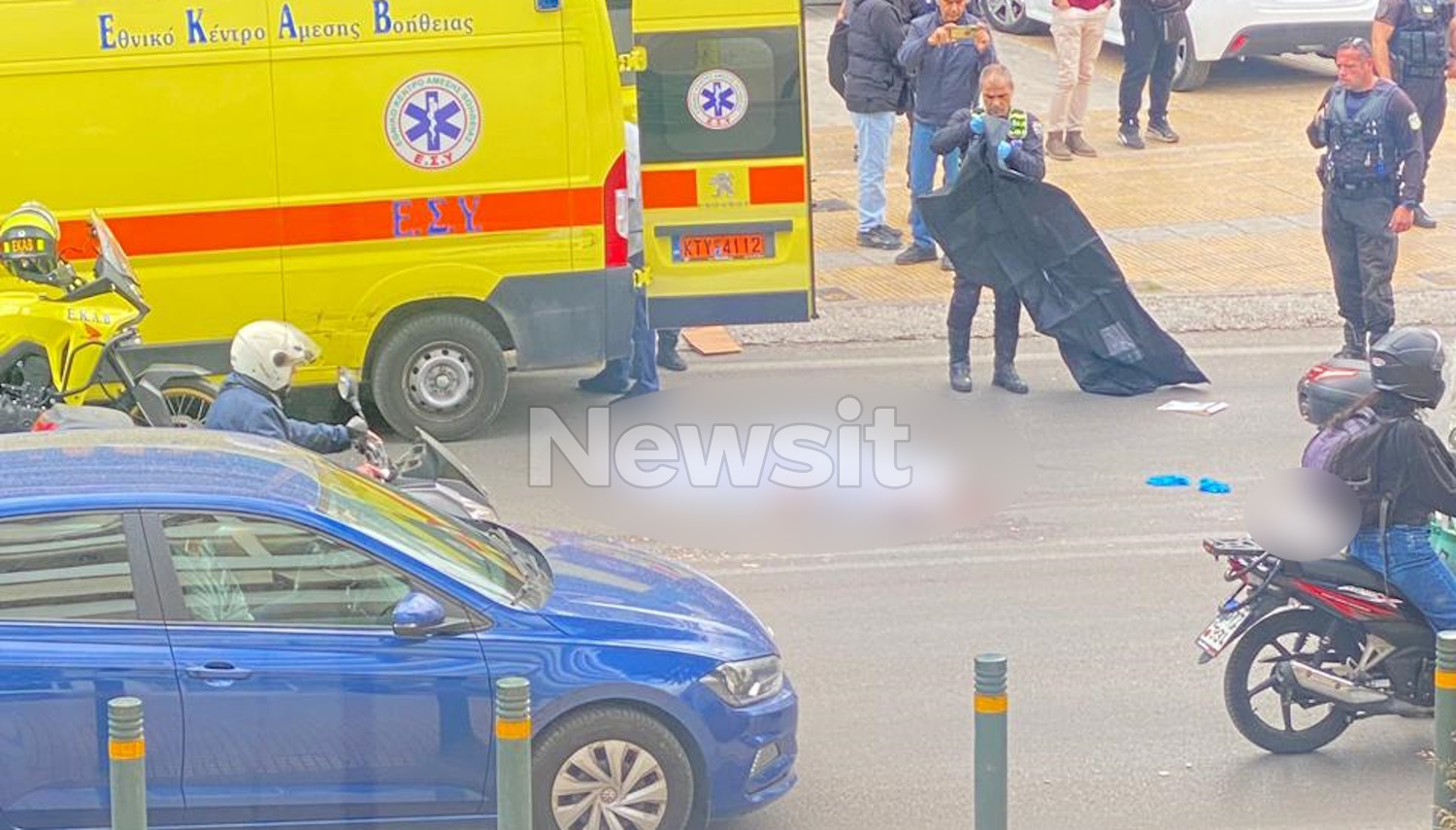 Λίγα λεπτά μετά το θανατηφόρο τροχαίο