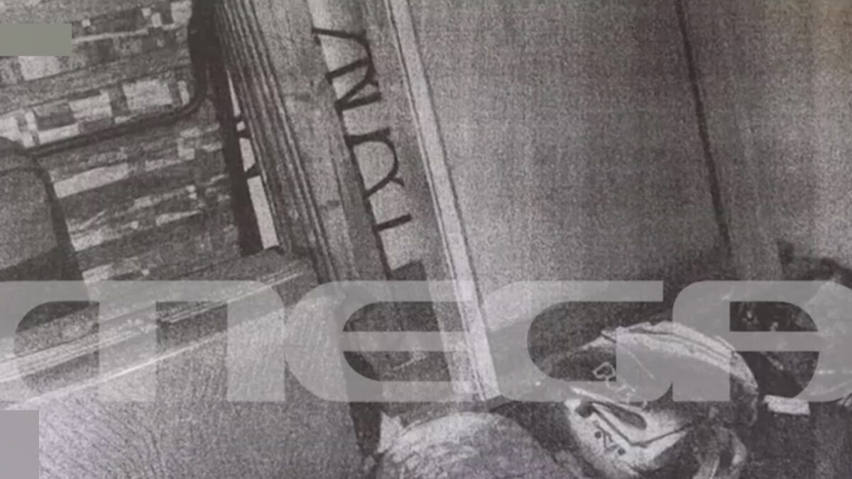 Το εσωτερικού του δώματος στο Περιστέρι, όπου διέμενε η οικογένεια με τα 6 παιδιά