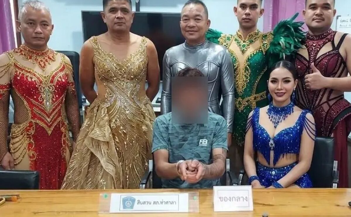 Η εικόνα με τους αστυνομικούς drug queens στην Ταϊλάνδη είναι ΑΙ