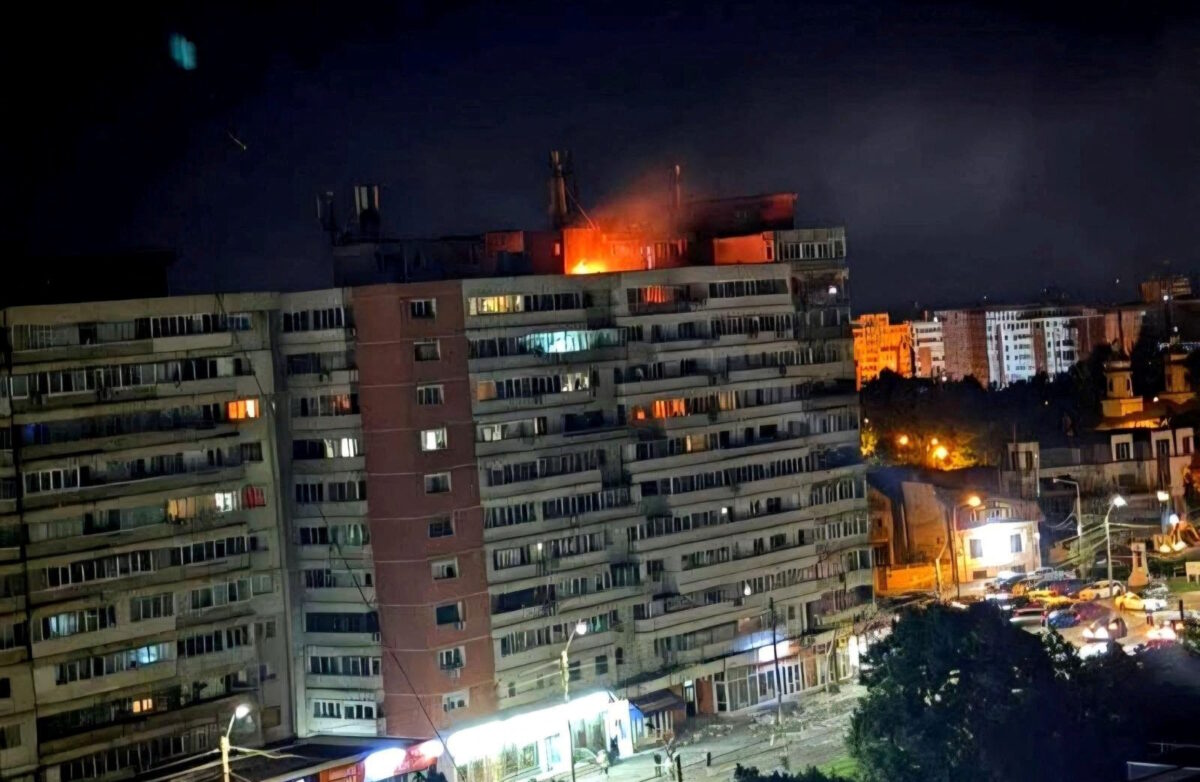 Ρωσικό drone έπεσε σε πολυκατοικία στη Ρουμανία