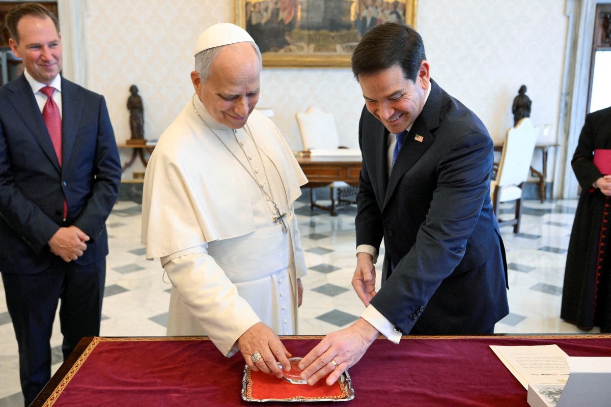 Μάρκο Ρούμπιο και πάπας Λέων