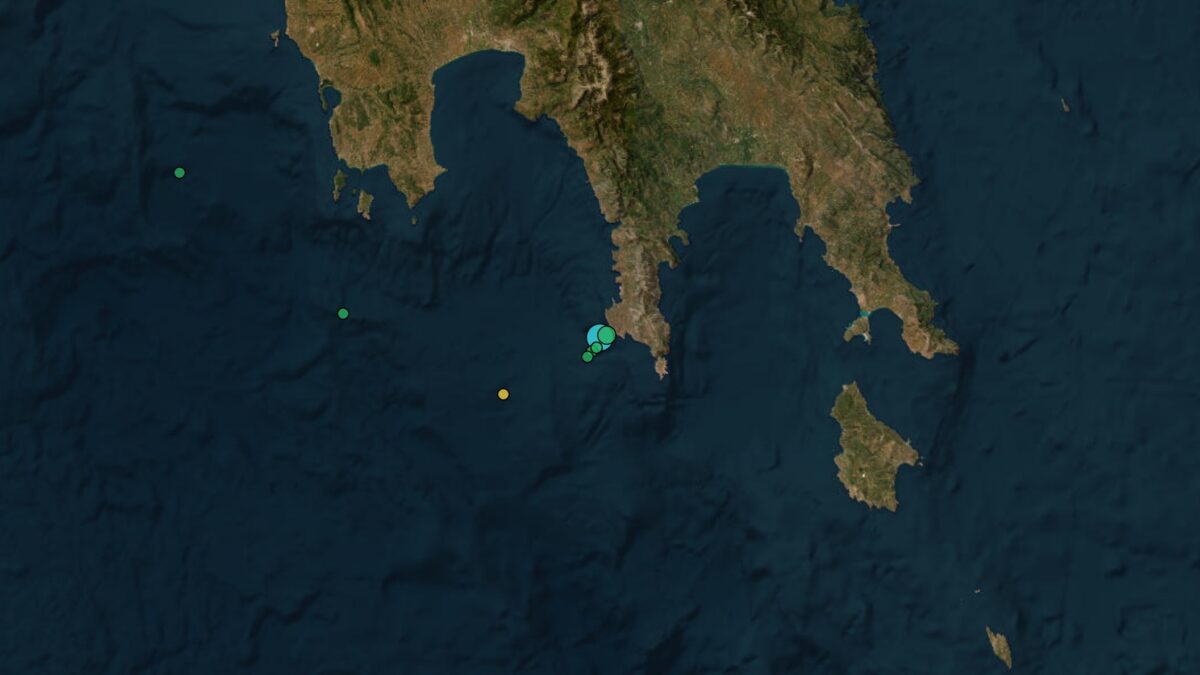 Σεισμός στον Γερολιμένα Λακωνίας: 4 Ρίχτερ κοντά στη στεριά