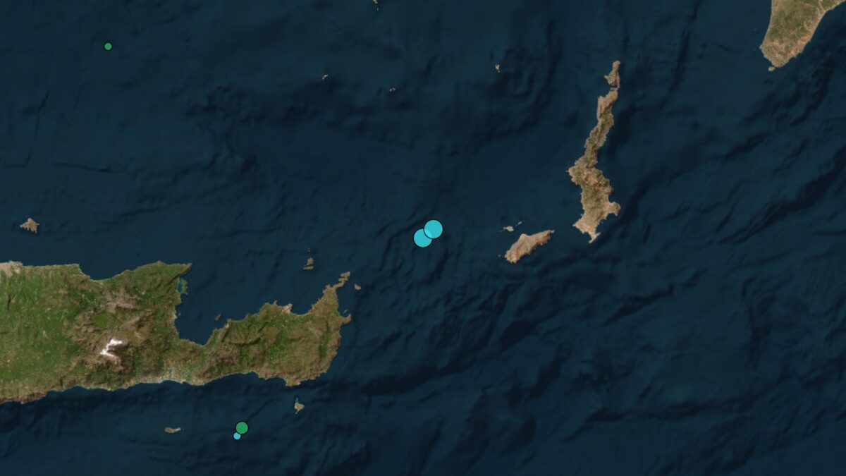 Νέος σεισμός στην Κάσο μεγέθους 4 Ρίχτερ