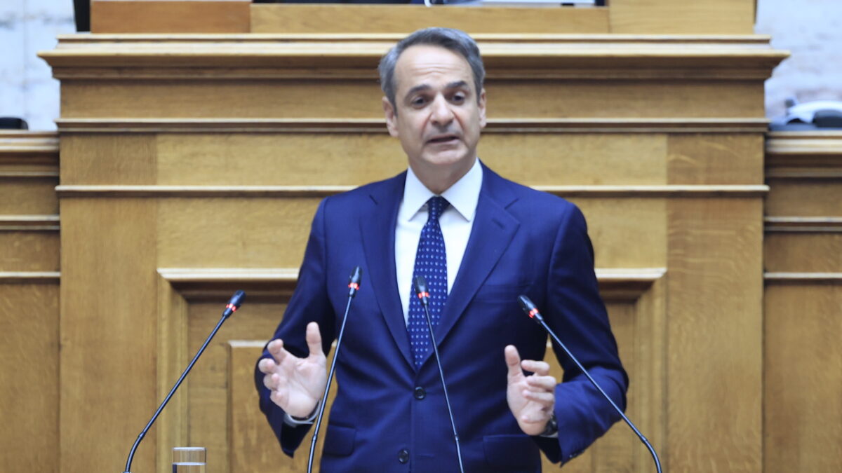 O Κυριάκος Μητσοτάκης