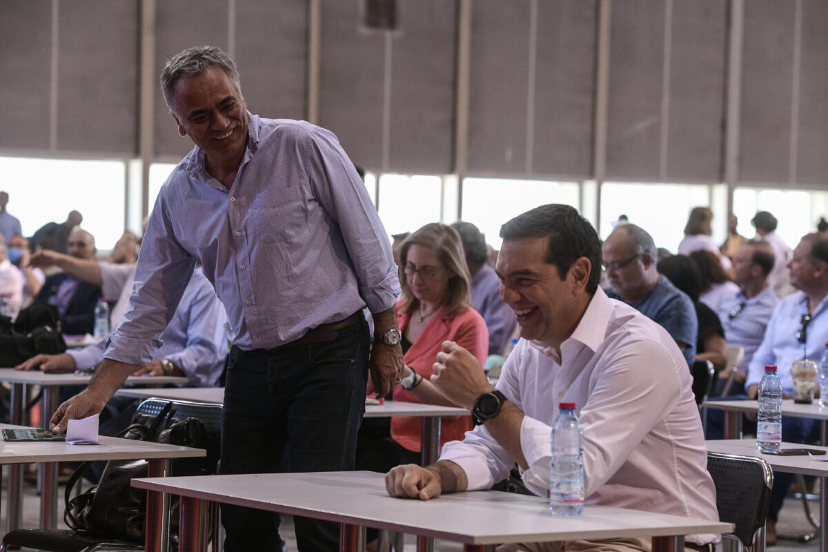 Πάνος Σκουρλέτης και Αλέξης Τσίπρας