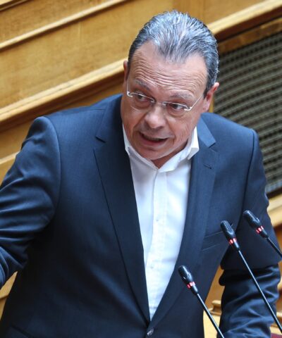 Ο πρόεδρος του ΣΥΡΙΖΑ Σωκράτης Φάμελλος στην Ολομέλεια της Βουλής (Πηγή φωτογραφίας: ΓΙΑΝΝΗΣ ΠΑΝΑΓΟΠΟΥΛΟΣ / EUROKINISSI