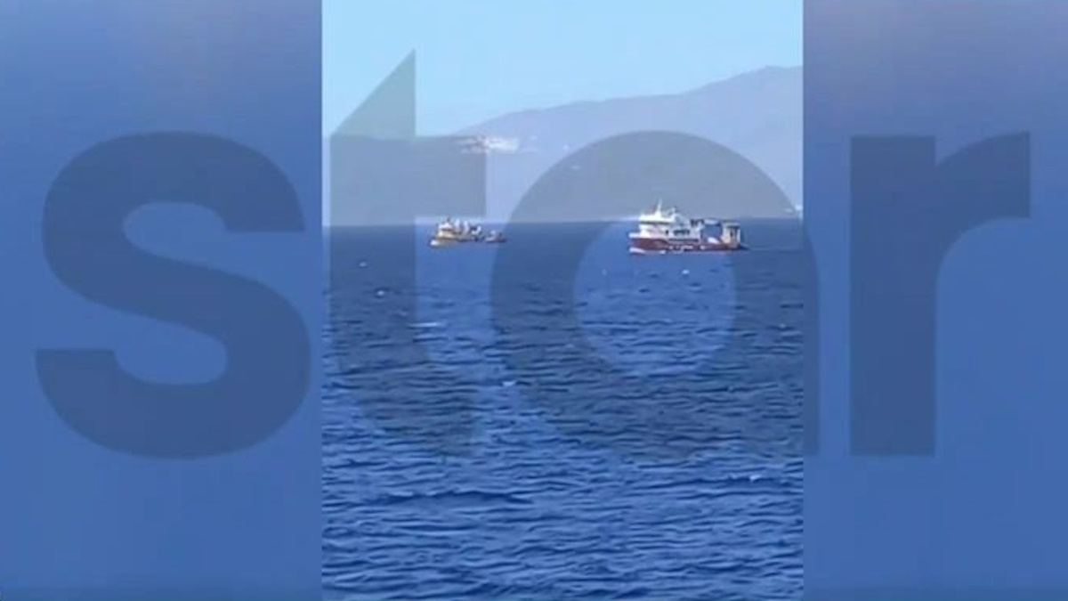 Τουρκικά αλιευτικά στις Κυκλάδες ανάμεσα σε Τήνο και Σύρο, βίντεο