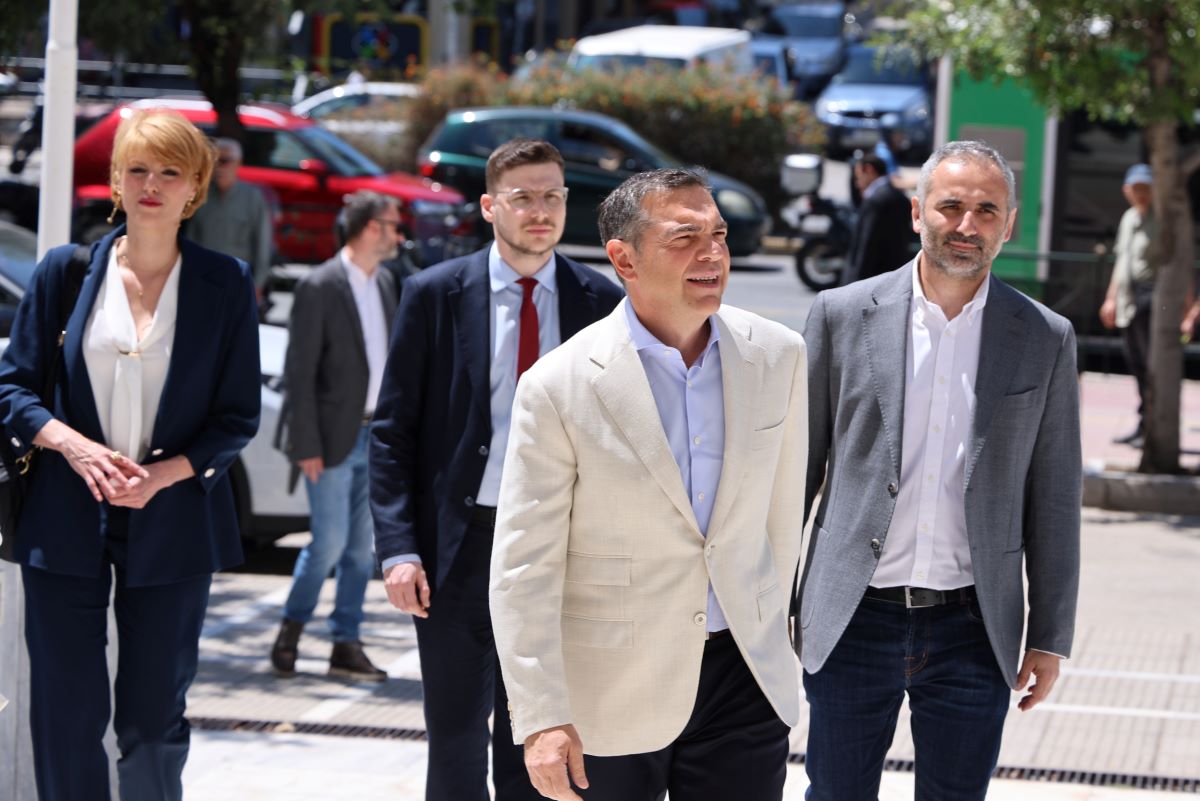 Ο Αλέξης Τσίπρας στον Άρειο Πάγο