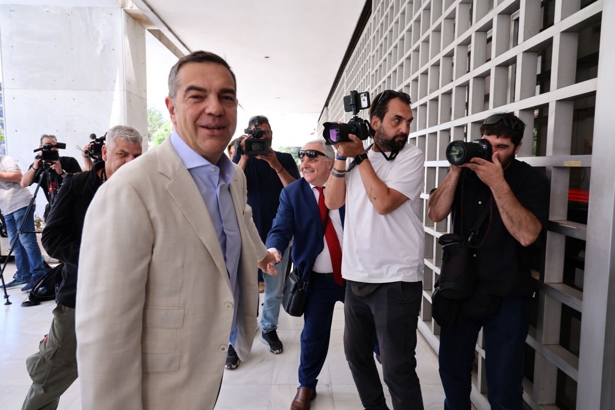 Ο Αλέξης Τσίπρας στον Άρειο Πάγο