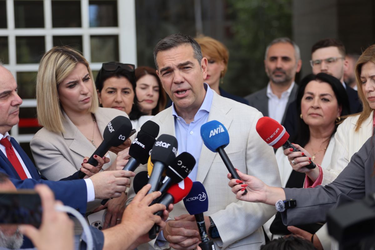 Ο Αλέξης Τσίπρας στον Άρειο Πάγο