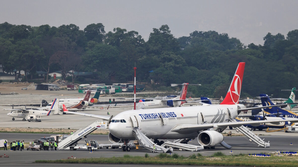 Το αεροπλάνο της Turkish Airlines