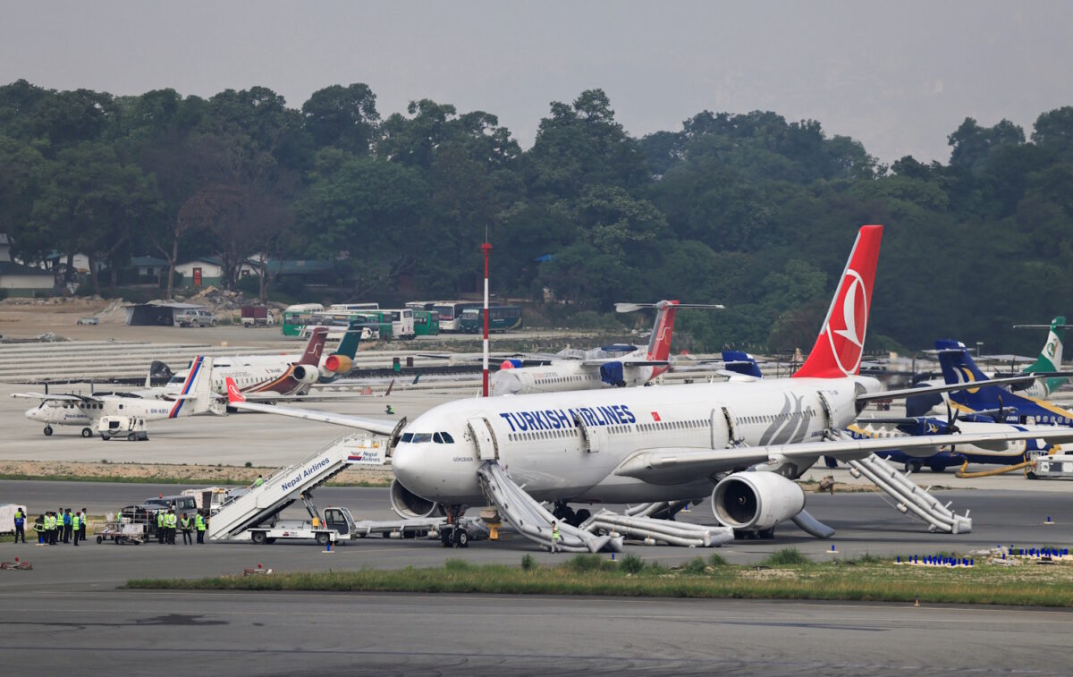 Νεπάλ: Φωτιά σε αεροπλάνο της Turkish Airlines μετά την προσγείωσή του στο Κατμαντού