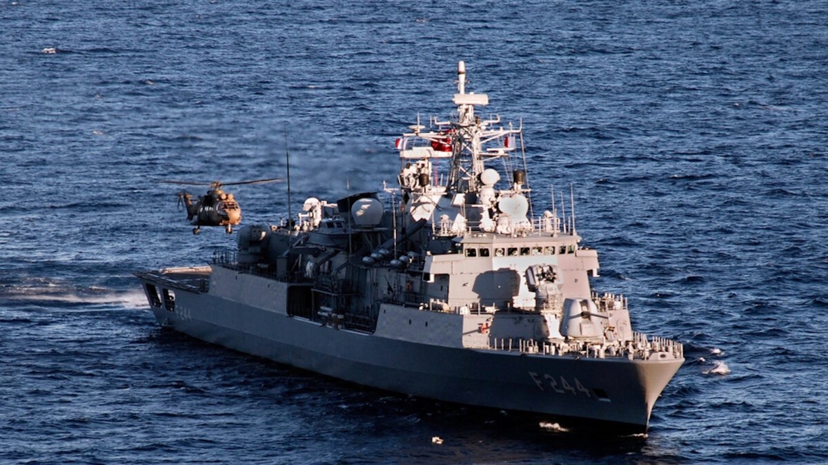 Η τουρκική φρεγάτα «Barbaros»
