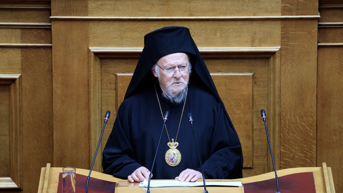 Ο Οικουμενικός Πατριάρχης Βαρθολομαίος στη Βουλή