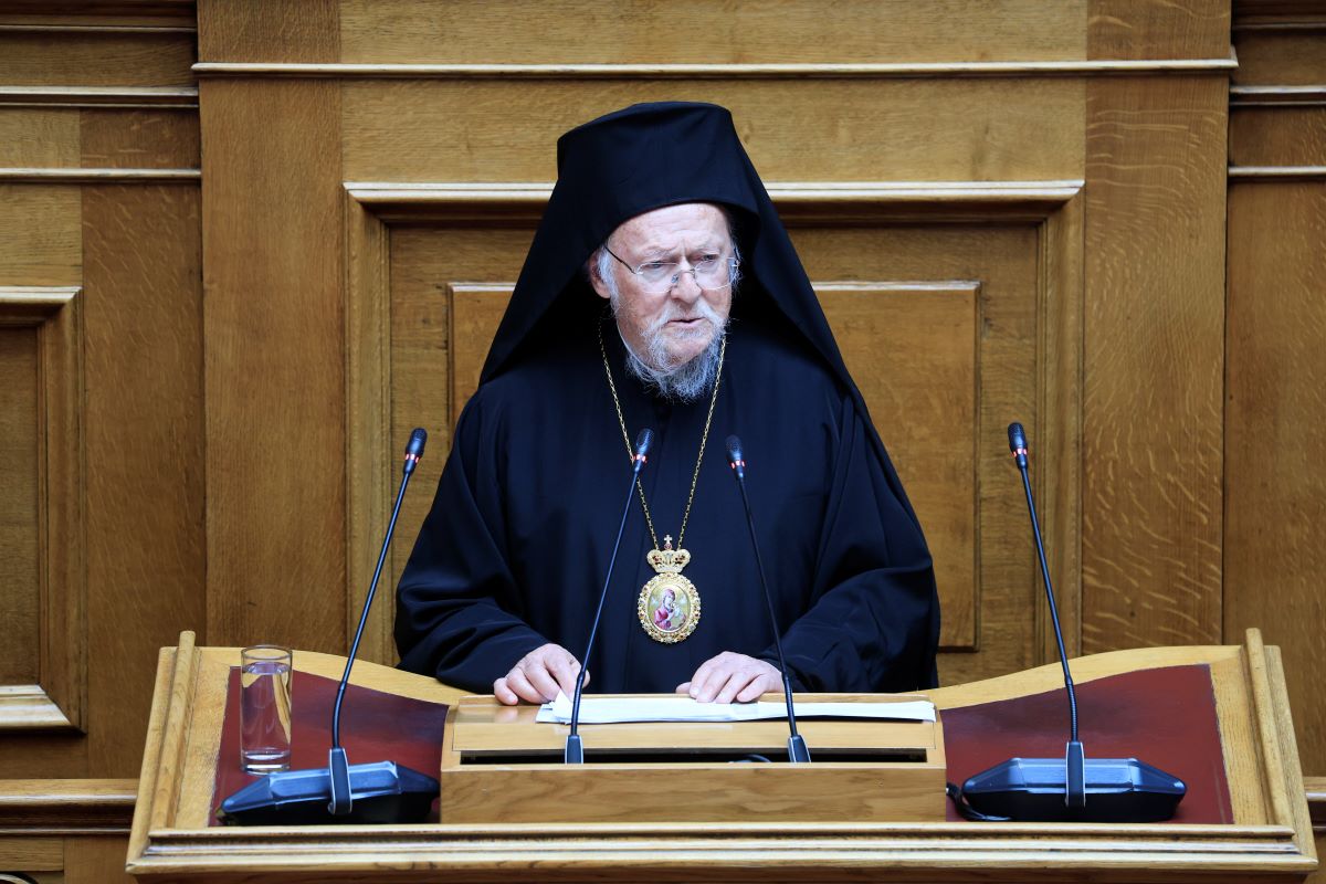 Βουλή: Η ομιλία του Οικουμενικού Πατριάρχη Βαρθολομαίου στην Ολομέλεια