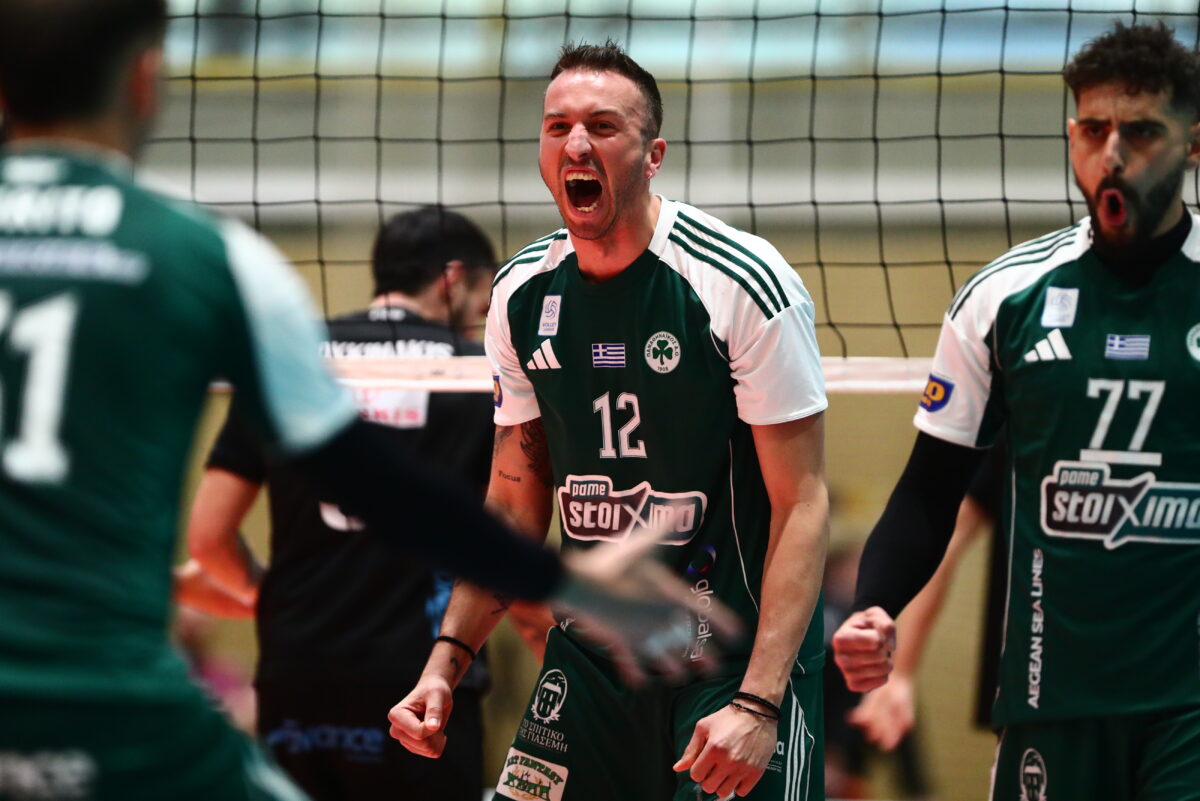 Παναθηναϊκός - ΠΑΟΚ 3-2: Οι πράσινοι πήραν τη ματσάρα και έκαναν το 2-1 στους τελικούς της Volley League
