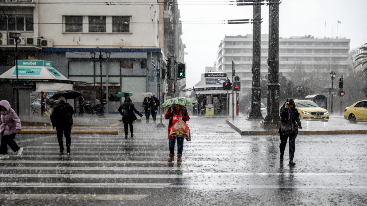 Βροχή στην Αθήνα