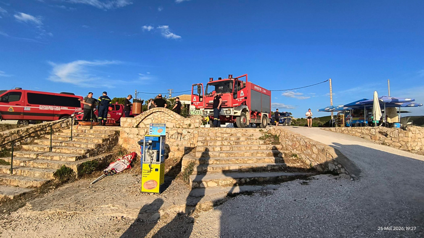 Επιχείρηση διάσωσης άνδρα που έπεσε στην περιοχή του Ναυαγίου στη Ζάκυνθο