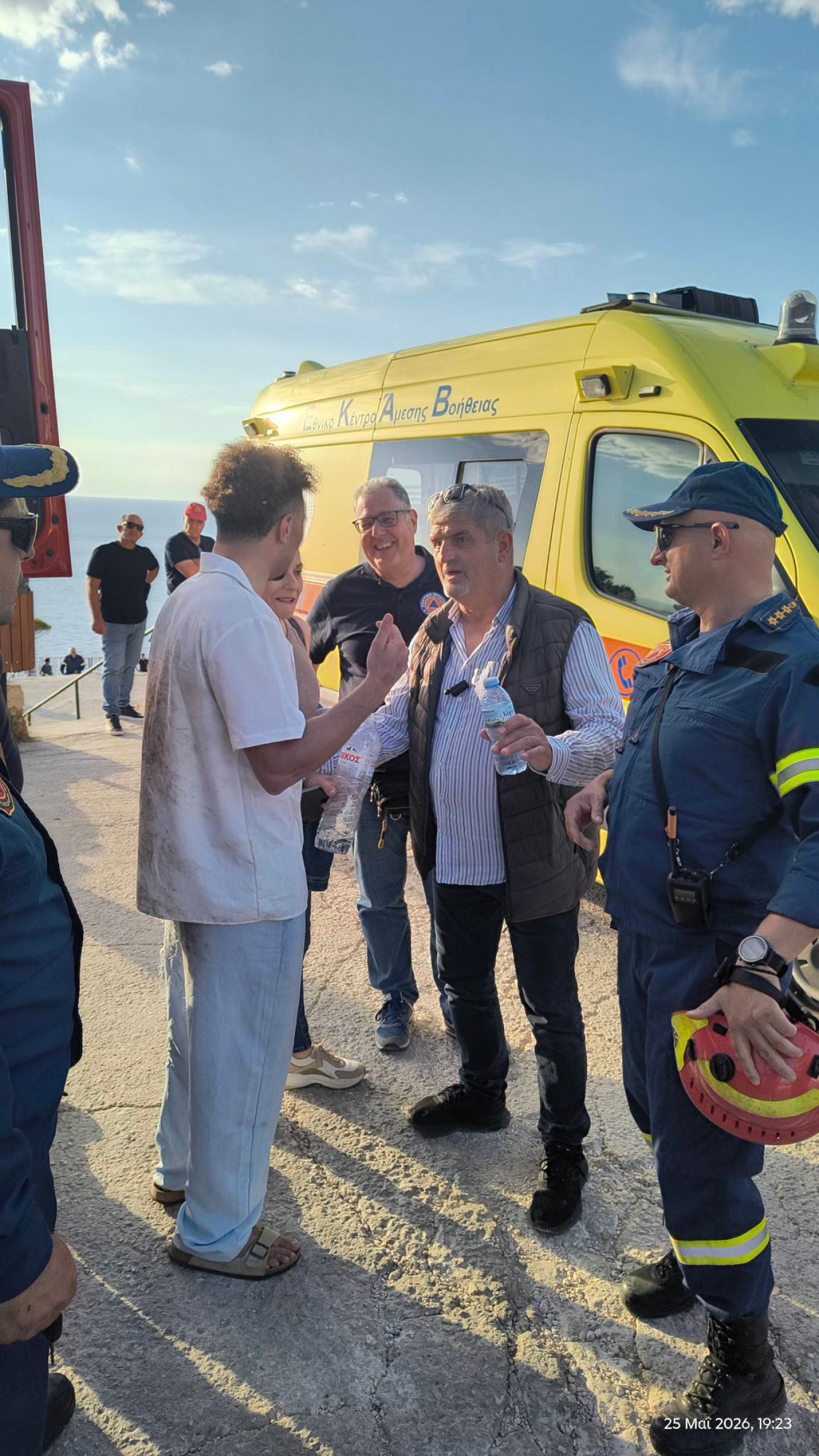 Επιχείρηση διάσωσης άνδρα που έπεσε στην περιοχή του Ναυαγίου στη Ζάκυνθο