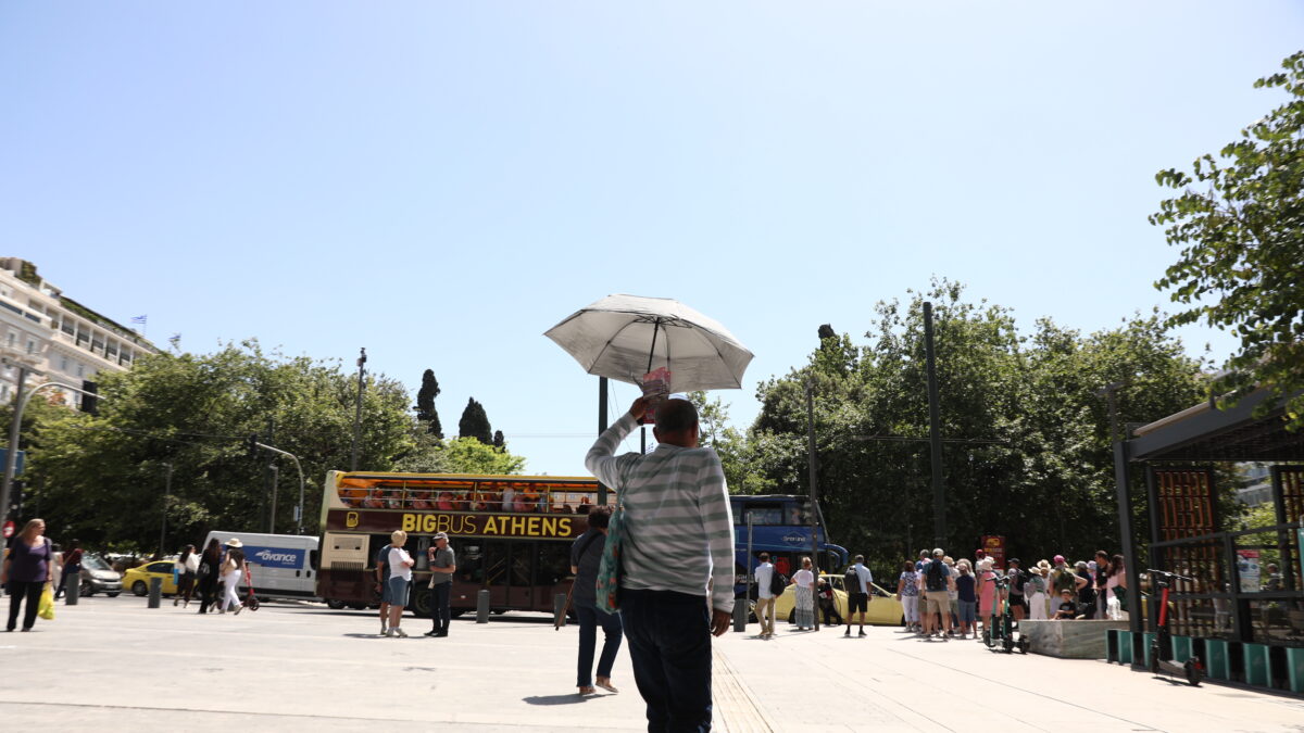 Ζέστη στην Αθήνα