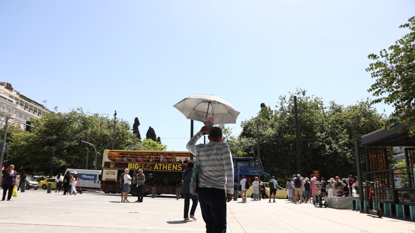 Ζέστη στην Αθήνα