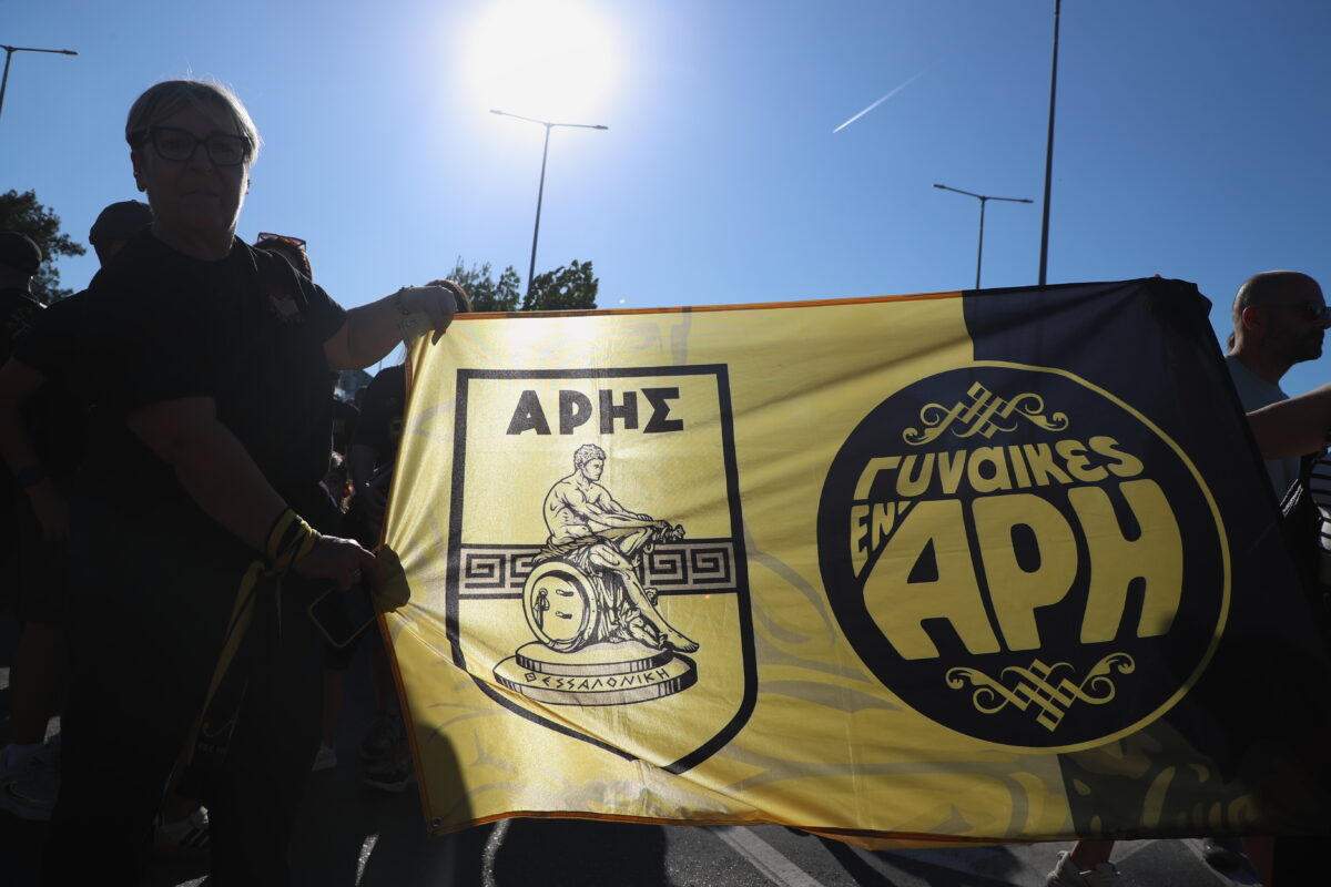 ΑΦΙΞΗ ΤΟΥ ΒΑΣΙΛΗ ΣΠΑΝΟΥΛΗ ΣΤΗ ΘΕΣΣΑΛΟΝΙΚΗ ΓΙΑ ΤΗΝ ΟΜΑΔΑ ΤΟΥ ΑΡΗ