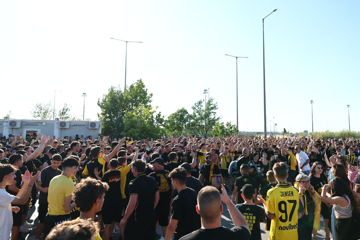 ΑΦΙΞΗ ΤΟΥ ΒΑΣΙΛΗ ΣΠΑΝΟΥΛΗ ΣΤΗ ΘΕΣΣΑΛΟΝΙΚΗ ΓΙΑ ΤΗΝ ΟΜΑΔΑ ΤΟΥ ΑΡΗ (ΡΑΦΑΗΛ ΓΕΩΡΓΙΑΔΗΣ