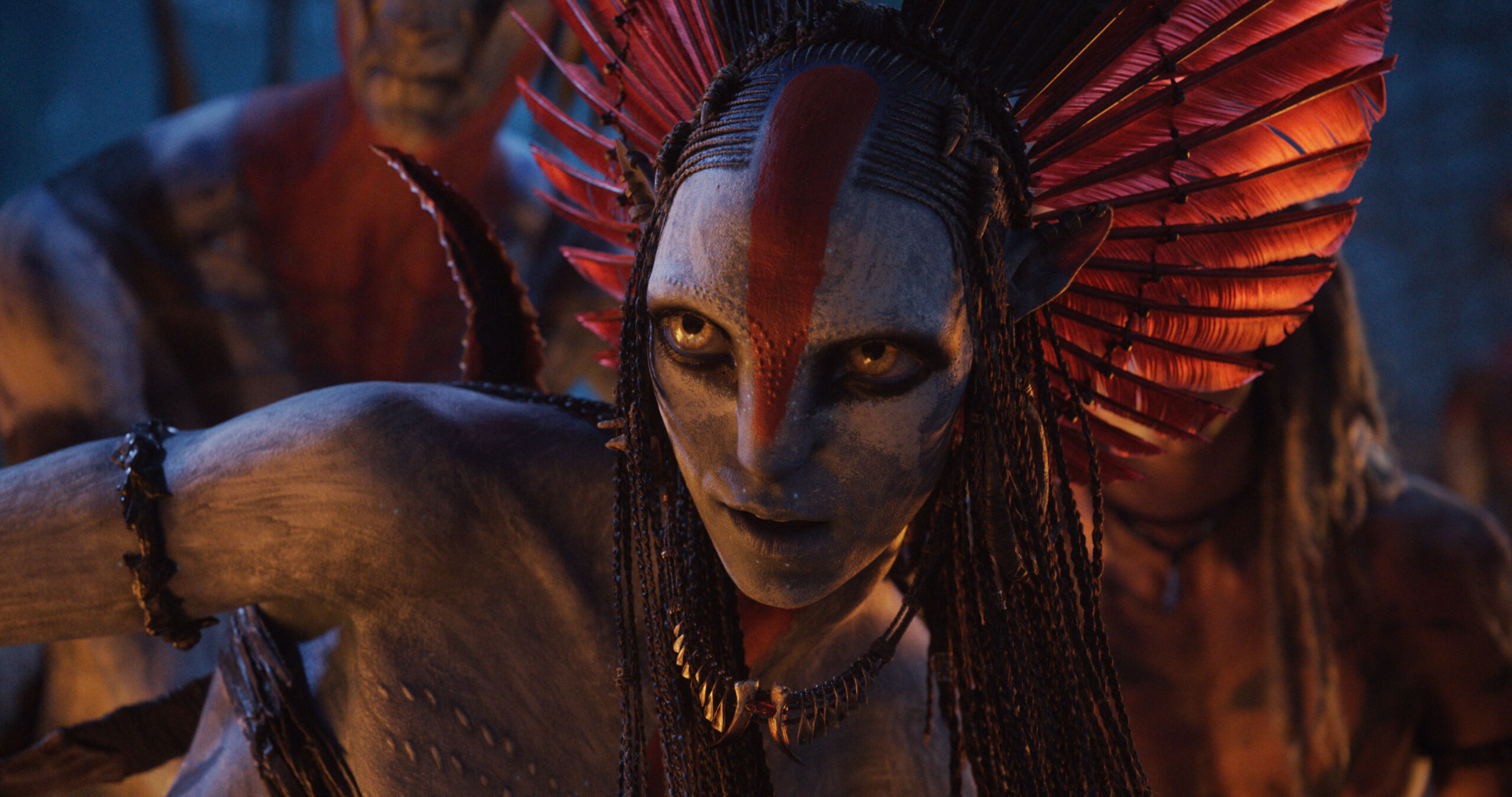Varang (Oona Chaplin) in 20th Century Studios' AVATAR: FIRE AND ASH. Photo courtesy of 20th Century Studios. © 2025 20th Century Studios. All Rights Reserved.