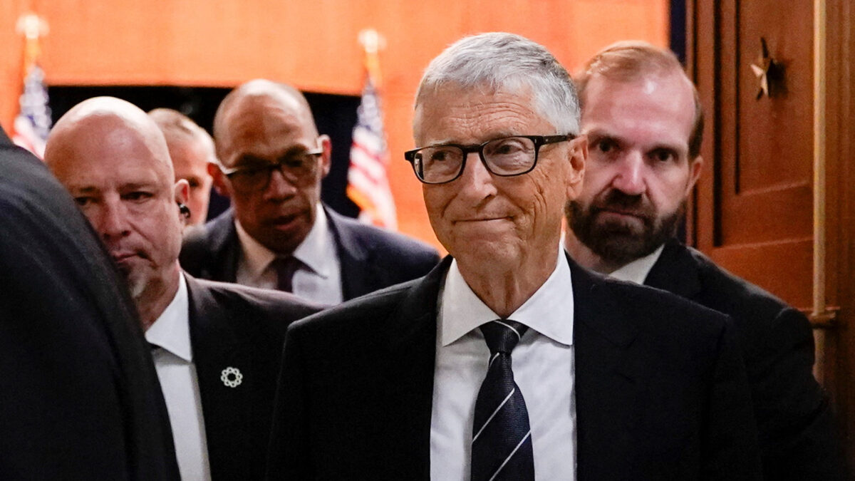 Bill Gates departs following a closed door interview before the House Oversight Committee investigating late financier and sex offender Jeffrey Epstein, on Capitol Hill in Washington, D.C., U.S., June 10, 2026. REUTERS/Elizabeth Frantz
