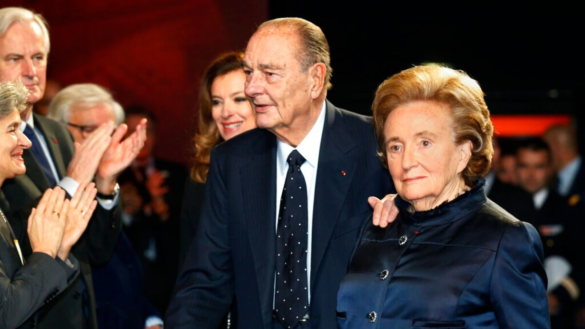 Ο Ζακ Σιράκ και η Μπερναντέτ Σιράκ