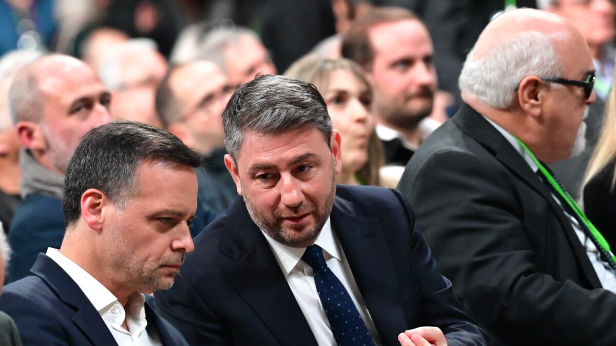 Ο Χάρης Δούκας και ο Νίκος Ανδρουλάκης