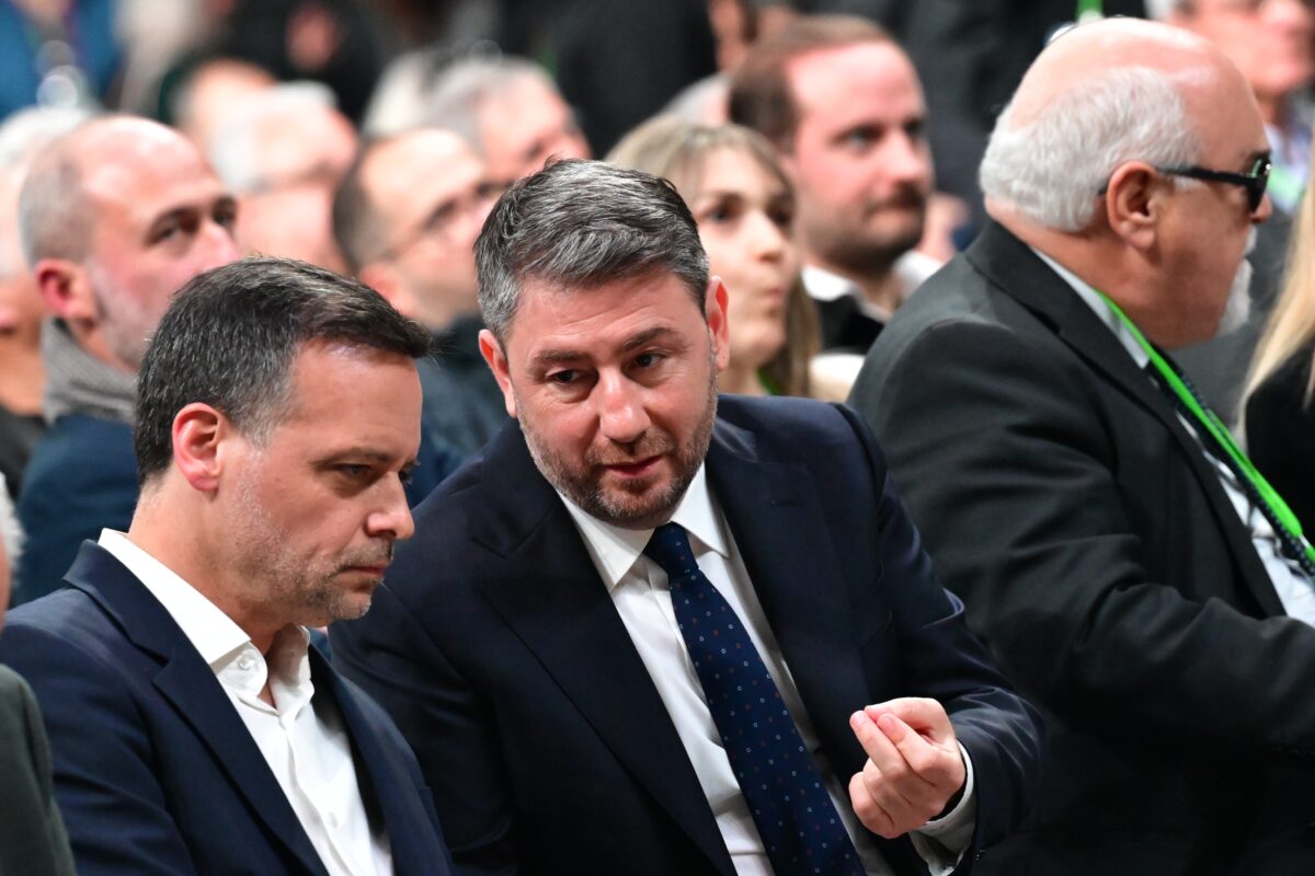 Ο Χάρης Δούκας και ο Νίκος Ανδρουλάκης